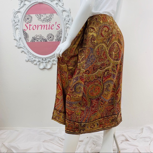 Coldwater Creek Dresses & Skirts - Coldwater Creek / Faux Wrap Skirt